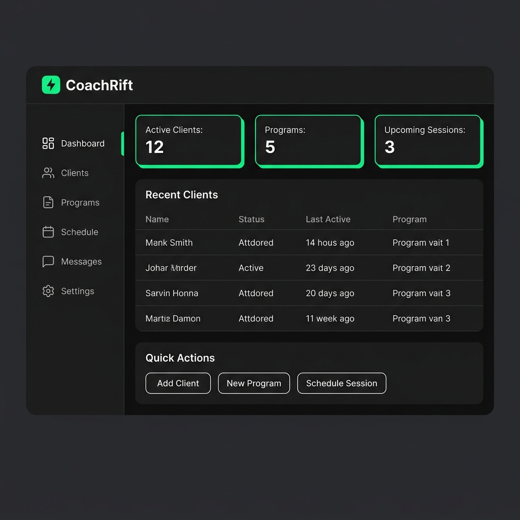 Bold & Energetic theme dashboard preview showing vibrant neon accents