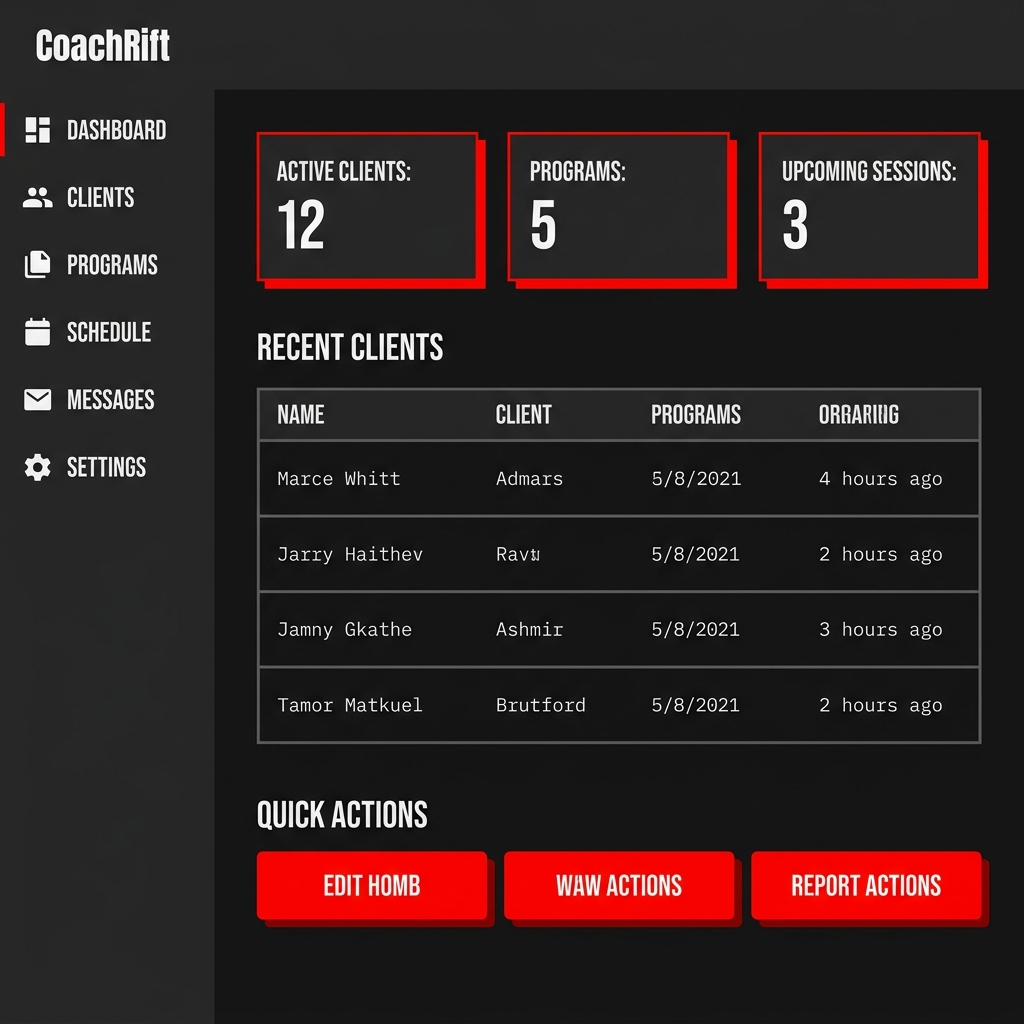 Raw & Gritty theme dashboard preview with brutalist powerlifting design